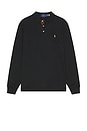 view 1 of 6 CAMISA POLO DE MANGA LARGA CLASSIC in Polo Black