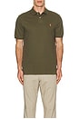 view 4 of 5 Mesh Short Sleeve Polo in Canopy Olive