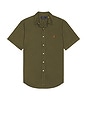 view 1 of 5 Garment Dyed Short Sleeve Oxford in New Olive