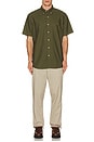 view 5 of 5 Garment Dyed Short Sleeve Oxford in New Olive