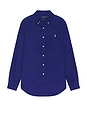 view 1 of 5 Oxford Sport Shirt in Chalet Blue