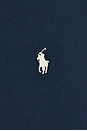view 3 of 5 Short Sleeve Loopback Terry Polo Sweatshirt in Cruise Navy