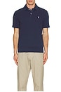 view 4 of 5 Short Sleeve Loopback Terry Polo Sweatshirt in Cruise Navy