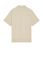 view 2 of 5 Short Sleeve Loopback Terry Polo Sweatshirt in Stonewear Grey