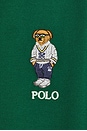 view 3 of 5 Short Sleeve Novelty Bear Polo in Antique Green