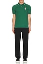 view 5 of 5 Short Sleeve Novelty Bear Polo in Antique Green