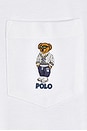 view 3 of 5 Short Sleeve Novelty Bear Polo in White