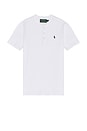 view 1 of 5 Short Sleeve Slub Jersey Henley T-Shirt in White
