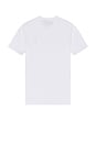 view 2 of 5 Short Sleeve Slub Jersey Henley T-Shirt in White