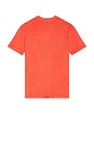 view 2 of 5 Short Sleeve Slub Jersey Henley T-Shirt in Spring Red