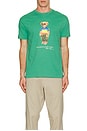 view 3 of 4 Short Sleeve Beach Bear T-Shirt in Raft Green