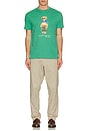 view 4 of 4 Short Sleeve Beach Bear T-Shirt in Raft Green