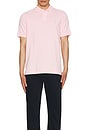 view 4 of 5 Short Sleeve Mesh Polo in Bath Pink