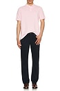 view 5 of 5 Short Sleeve Mesh Polo in Bath Pink