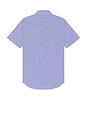 view 2 of 5 Seersucker Pocket Sport Shirt in Blue & White