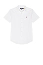 view 1 of 5 Short Sleeve Chambray Sport Shirt in White