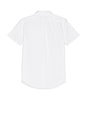 view 2 of 5 Short Sleeve Chambray Sport Shirt in White
