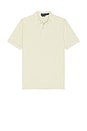 view 1 of 5 Mineral Dyed Mesh Polo in Natural
