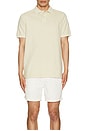 view 4 of 5 Mineral Dyed Mesh Polo in Natural