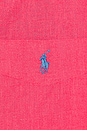view 3 of 5 Short Sleeve Camp Pocket Sport Shirt in Pale Red