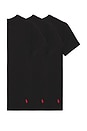 view 1 of 5 Slim Fit Cotton 3 Pack Undershirt in Polo Black & RL2000 Red PP