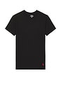 view 2 of 5 Slim Fit Cotton 3 Pack Undershirt in Polo Black & RL2000 Red PP