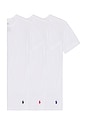 view 1 of 5 Slim Fit Cotton 3 Pack Undershirt in White