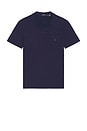 view 1 of 5 Short Sleeve Johnny Collar Polo in Newport Navy