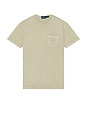 view 1 of 5 Mineral Dyed T-Shirt in Olive
