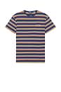 view 1 of 4 Stripe Crewneck T-Shirt in New Classic Navy Multi