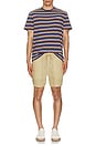 view 4 of 4 Stripe Crewneck T-Shirt in New Classic Navy Multi