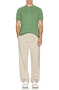 view 5 of 5 Short Sleeve Featherweight Mesh Henley in Fatigue