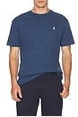 view 4 of 5 Crewneck T-Shirt in Derby Blue Heather
