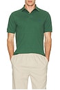 view 4 of 5 Short Sleeve Mesh Polo in Washed Forest