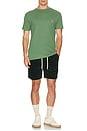 view 5 of 5 Short Sleeve Crewneck Pocket T-Shirt in Fatigue