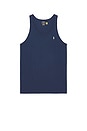 view 1 of 5 Sleeveless Jersey Knit Tank in Rustic Navy