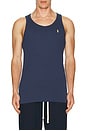 view 4 of 5 Sleeveless Jersey Knit Tank in Rustic Navy