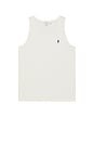 view 1 of 5 Sleeveless Jersey Knit Tank in Pale Cream