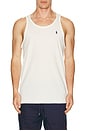 view 4 of 5 Sleeveless Jersey Knit Tank in Pale Cream