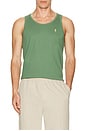view 4 of 5 Sleeveless Jersey Knit Tank in Fatigue