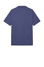 view 2 of 5 Short Sleeve Jersey Knit Garment Dyed Polo in Light Navy