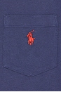 view 3 of 5 Short Sleeve Jersey Knit Garment Dyed Polo in Light Navy