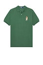view 1 of 5 Short Sleeve Novelty Bear Polo in Washed Forest