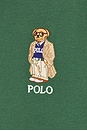 view 3 of 5 Short Sleeve Novelty Bear Polo in Washed Forest