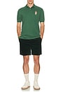 view 5 of 5 Short Sleeve Novelty Bear Polo in Washed Forest