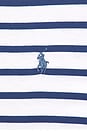view 3 of 5 Jersey Knit Crewneck Stripe T-Shirt in White & Royal