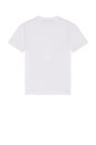 view 2 of 4 Cotton Mesh Novelty T-Shirt in White