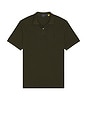view 1 of 5 Short Sleeve Mesh Polo in Company Olive