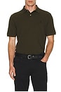 view 4 of 5 Short Sleeve Mesh Polo in Company Olive