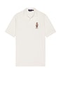 view 1 of 5 Short Sleeve Heritage Bear Polo in Deckwash White